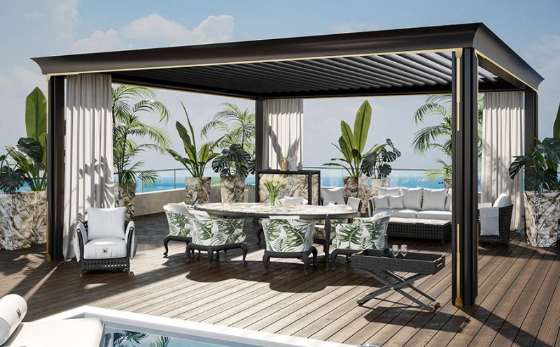 Pergola, protecția terasei pentru orice anotimp