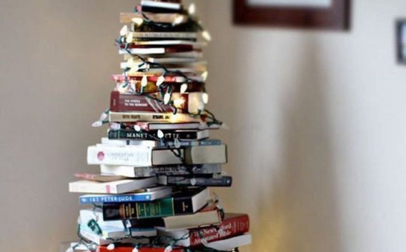 Cărți vechi. Decorațiuni noi.