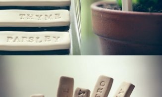 Decorațiuni utile în grădină: etichete pentru plante